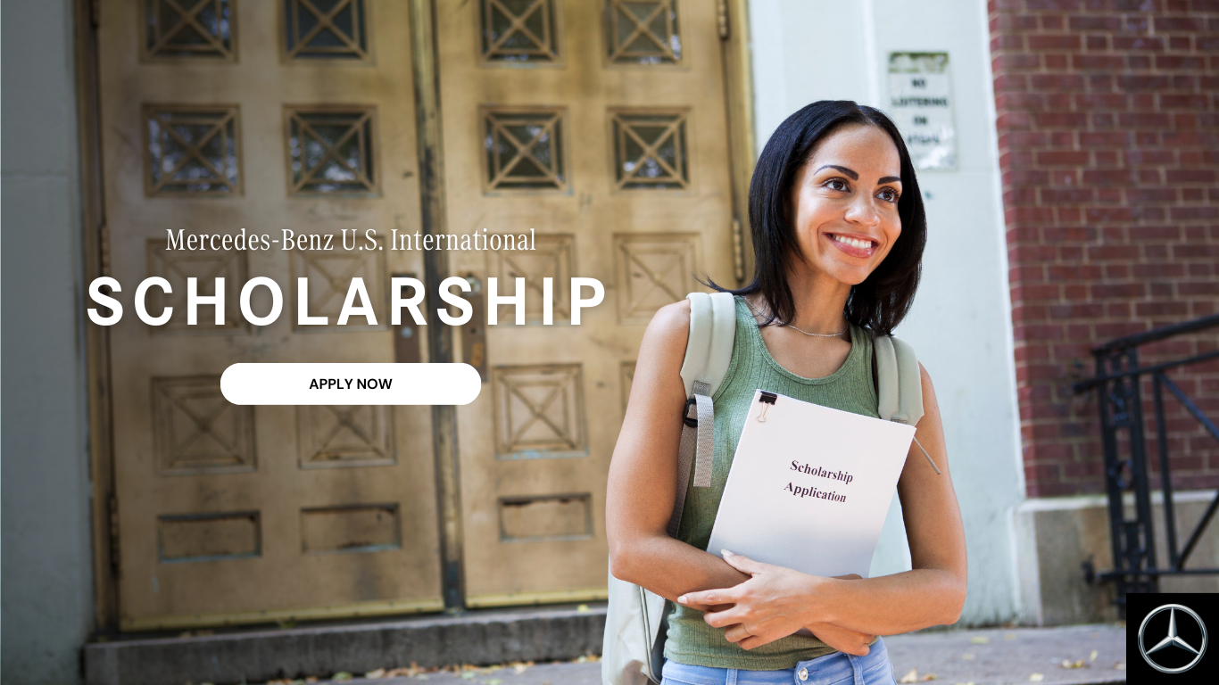 Girl holding scholarship application 